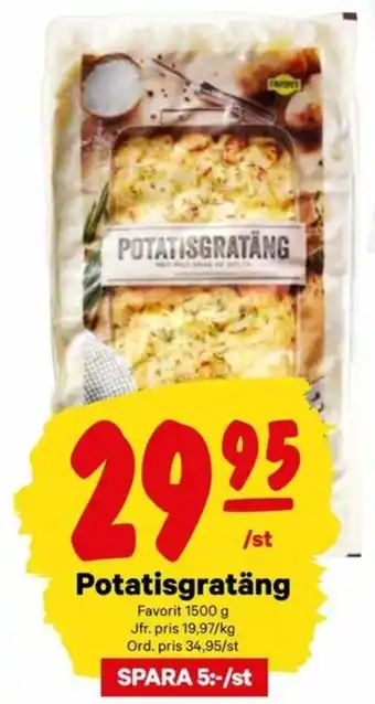 City Gross Favorit Potatisgratäng 1500g erbjuda