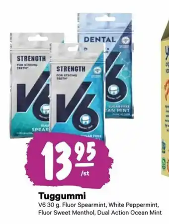 City Gross V6 Tuggummi 30g erbjuda