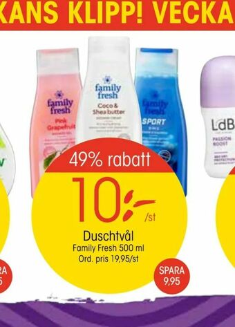 EKO Duschtvål erbjuda