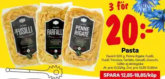 City Gross Favorit Pasta 500g erbjuda