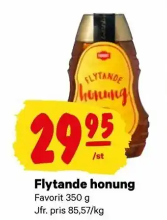 City Gross Favorit Flytande honung 350g erbjuda