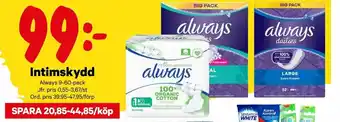 Always Intimskydd 9-60-pack