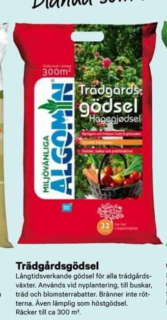 City Gross Algomin Trädgårdsgödsel erbjuda