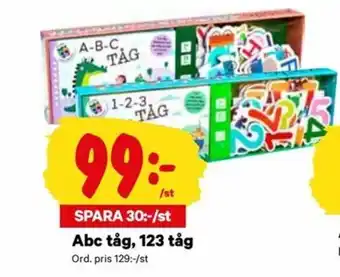 A-B-C tåg, 123 tåg