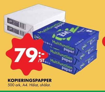 ÖoB Kopieringspapper erbjuda