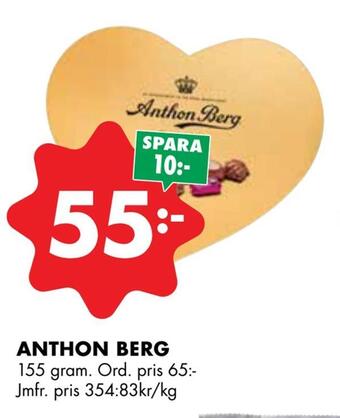 ÖoB Anthon berg erbjuda