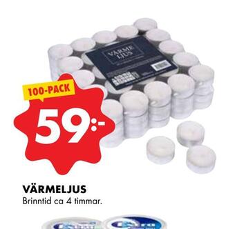 ÖoB Värmeljus erbjuda