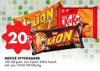 ÖoB Nestlé stycksaker erbjuda