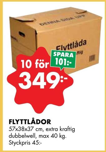 ÖoB Flyttlådor erbjuda