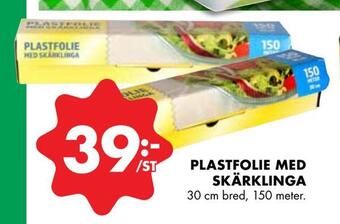 ÖoB Plastfolie med skärklinga erbjuda