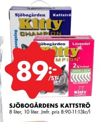 ÖoB Sjöbogården kattsand erbjuda