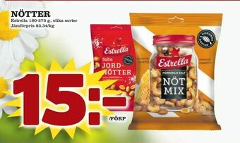 minmatbutik Nötter erbjuda