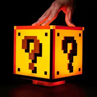 Webhallen Super mario bros: question block light - lampa erbjuda