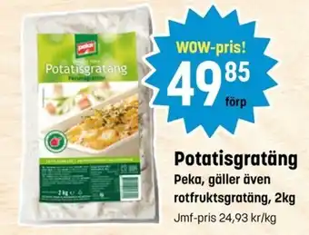 Peka Potatisgratäng, gäller även Rotfruktsgratäng 2kg