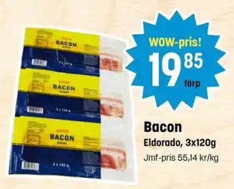 Eurocash Eldorado Bacon 3x120g erbjuda