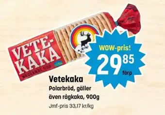 Eurocash Polarbröd Vetekaka, gäller även rågkaka 900g erbjuda