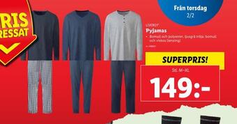 Lidl Pyjamas erbjuda