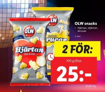 Lidl Olw snacks erbjuda