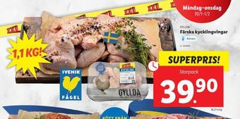 Lidl Färska kycklingvingar erbjuda