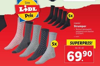 Lidl Strumpor erbjuda