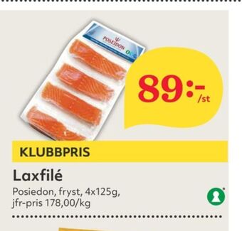 Hemköp Poseidon laxfilé erbjuda