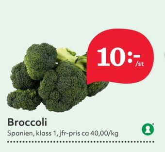 Hemköp Garant broccoli erbjuda