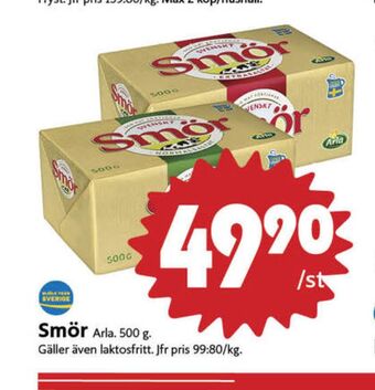 ICA Nära Svenskt smör erbjuda