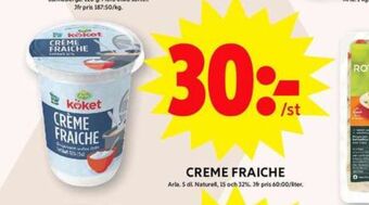 ICA Maxi Arla köket crème fraiche erbjuda