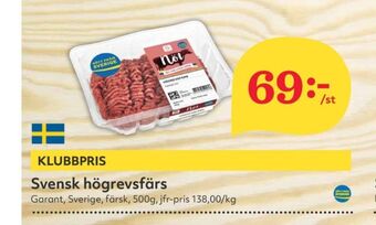 Hemköp Garant nötfärs erbjuda