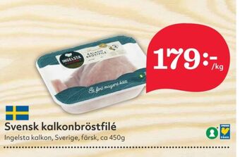 Hemköp Ingelsta kalkon kalkonbröstfilé erbjuda