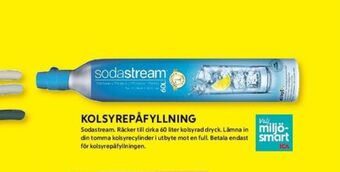 ICA Kvantum Sodastream imageannons erbjuda