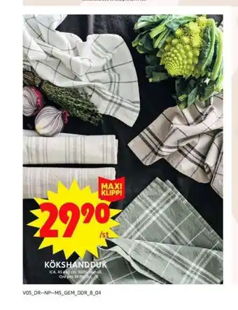 ICA Maxi Ica kökshandduk erbjuda