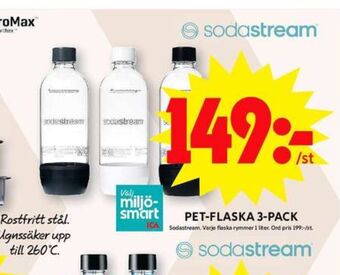 ICA Maxi Sodastream flaskor erbjuda
