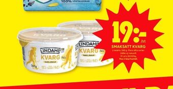 ICA Kvantum Lindahls kvarg erbjuda