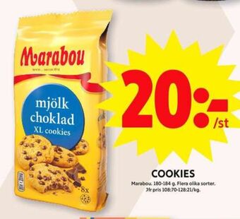 ICA Maxi Marabou cookies erbjuda