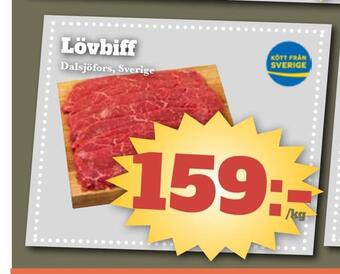 Bonum Matmarknad Lövbiff erbjuda