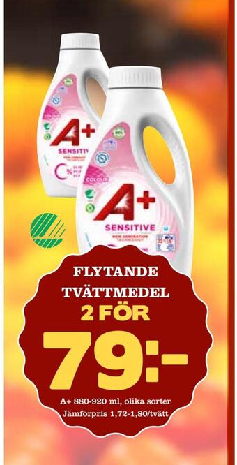 Bonum Matmarknad Flytande tvättmedel erbjuda