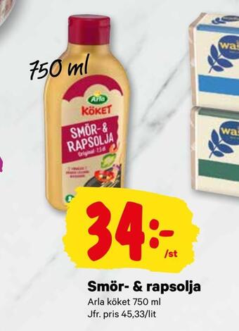 City Gross Smör- & rapsolja erbjuda