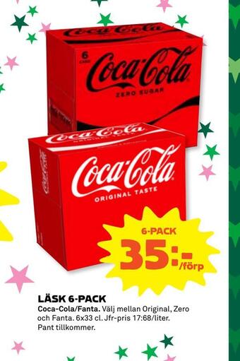 Coop Extra Läsk 6-pack erbjuda