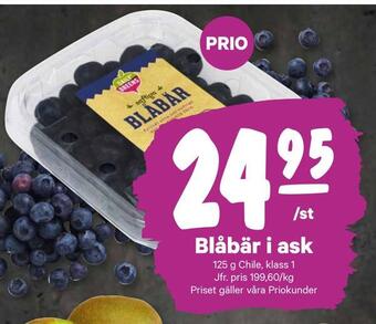City Gross Blåbär i ask erbjuda