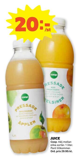 Coop Forum Juice erbjuda