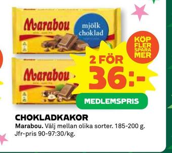 Coop Daglivs Chokladkakor erbjuda