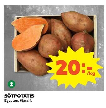 Coop Extra Sötpotatis erbjuda