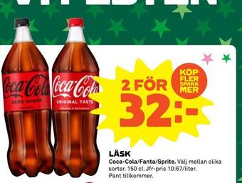 Coop Daglivs Läsk erbjuda
