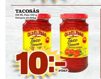 Din Mat Tacosås erbjuda
