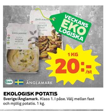 Coop Daglivs Ekologisk potatis erbjuda