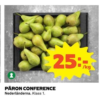 Coop Daglivs Päron conference erbjuda