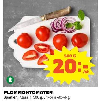 Coop Daglivs Plommontomater erbjuda