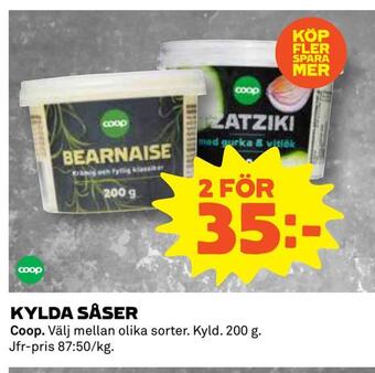Coop Daglivs Kylda såser erbjuda