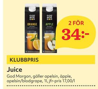 Hemköp Juice erbjuda